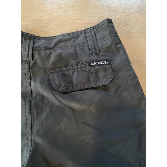 Burnside Shorts Boys Size 18 Waist 28 Gray Cargo Hybrid Quick Dry Swim Short - Picture 3 of 9